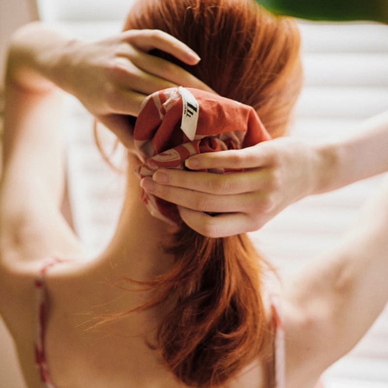 ZZZ BY ULLALA New Lao Scrunchie Dark Orange (32 count)