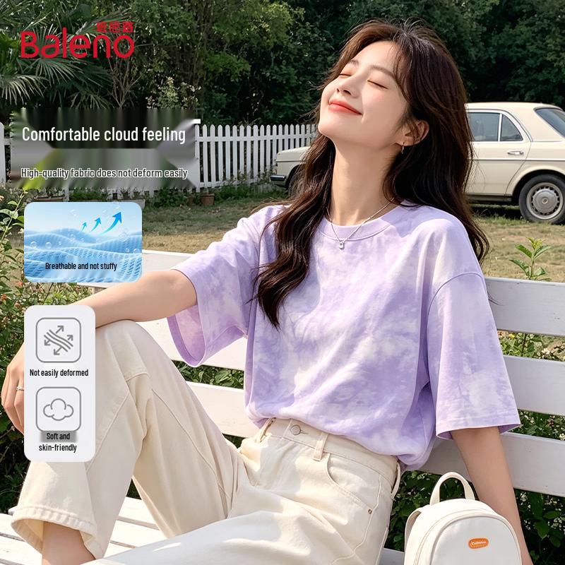 

Baleno Washed Cotton Round Neck T-Shirt L