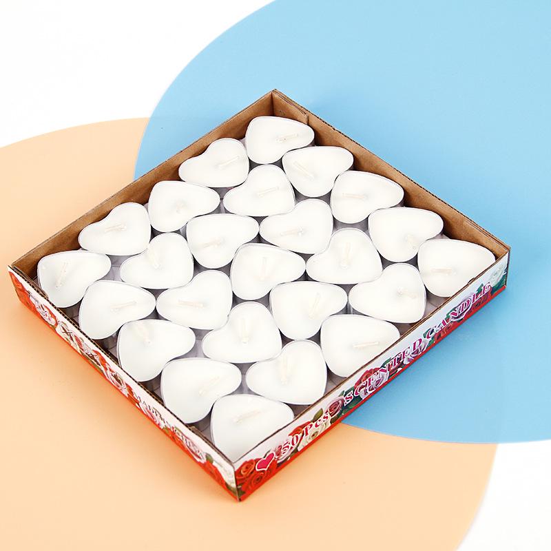 Heart-shaped Scented Tealights for Romantic Proposals and Birthdays