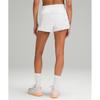 Lululemon Track That High Rise Lined Short 3  White