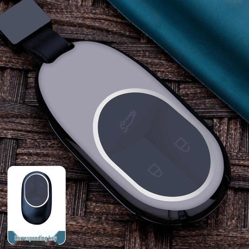 

Nio ES7 ET5 ET7 Car Key Case: Metal Shell with Buckle for ES6 EC6 ES8