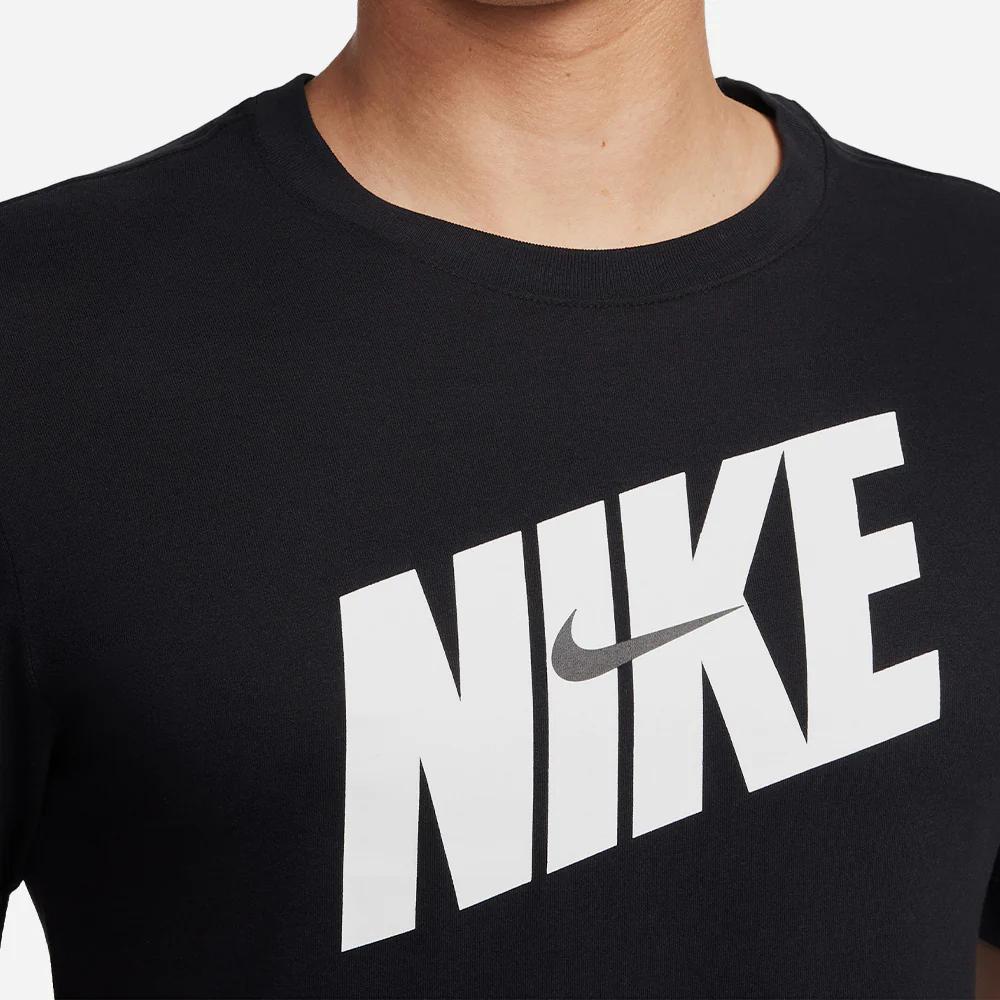 Nike Dry Fit Letter Round Neck Casual Pullover Short Sleeve T-Shirt Men T-Shirts Black FQ3874-010