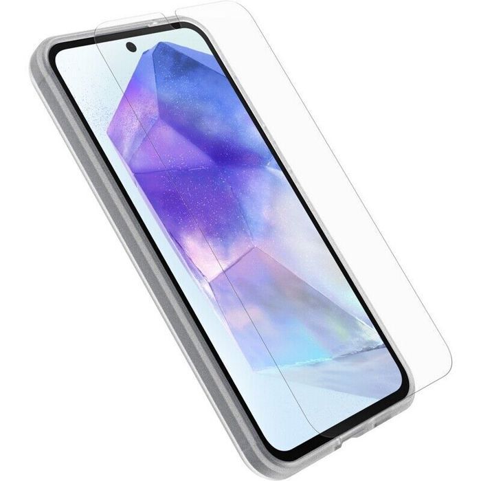 Coque smartphone - otterbox - react - galaxy a55 5g - protection écran intégrée - robuste et durable