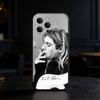 K-Kurt Singer C-Cobain Phone Case Silicone Black Soft For IPhone 17,16,15,14,13,12,11,SE,Plus Pro Max