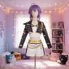 Kpop Demon Hunters Rumi Childrens Sequin Stage Costume With Short Pants For Dance Performances