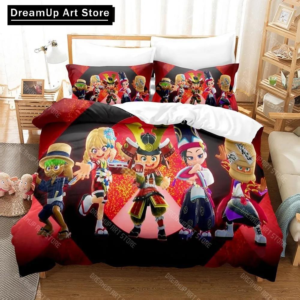 Game Ninjala Bedding Set Single Twin Full Queen King Size Bed Set Adult Kid Bedroom Duvet Cover Sets 3D Print Kawaii Kids Camas