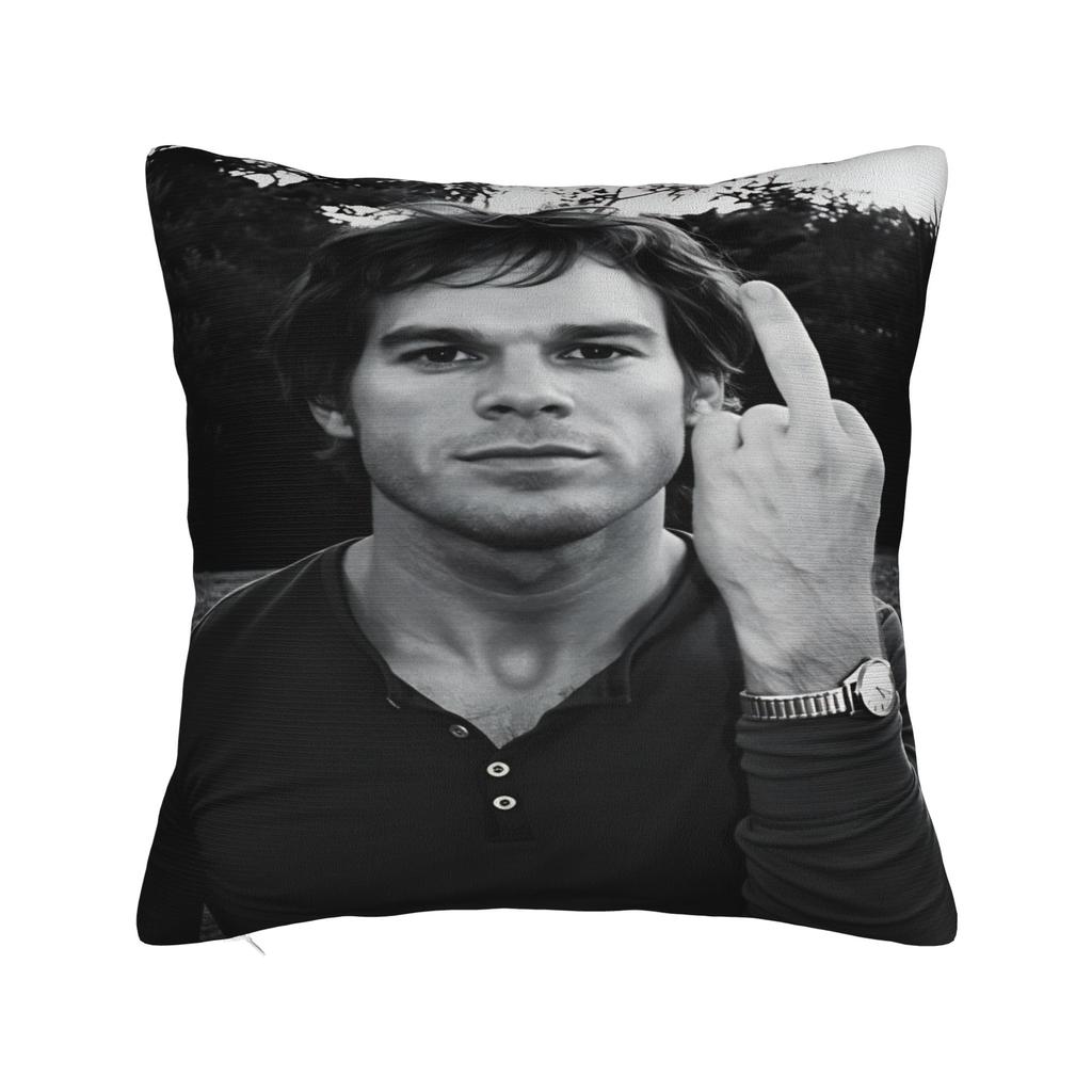 Dexter Morgan Blood Never Lies TV Show Poster Pillowcases Funny Pillow Case For Couch Sofa Bedroom Comfy Pillow Cover