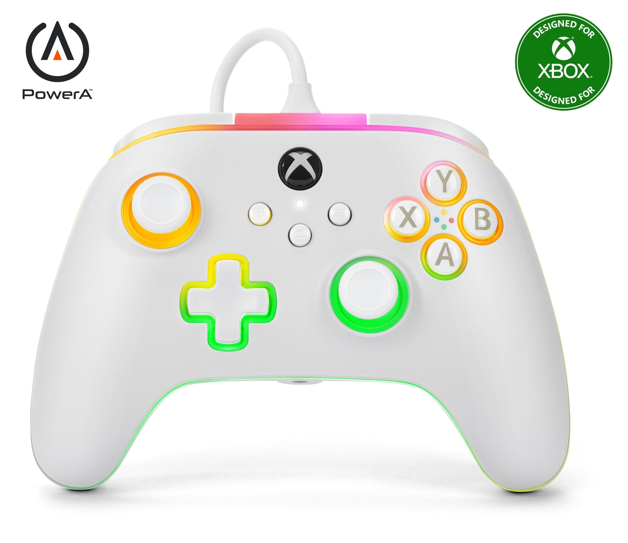 

Рік PowerA Lumectra Advantage Wired Controller White для ПК серії Xbox Windows [2 Гарантія] - XS 10/11 (Офіційна ліцензія) XBGP0178-01 білий