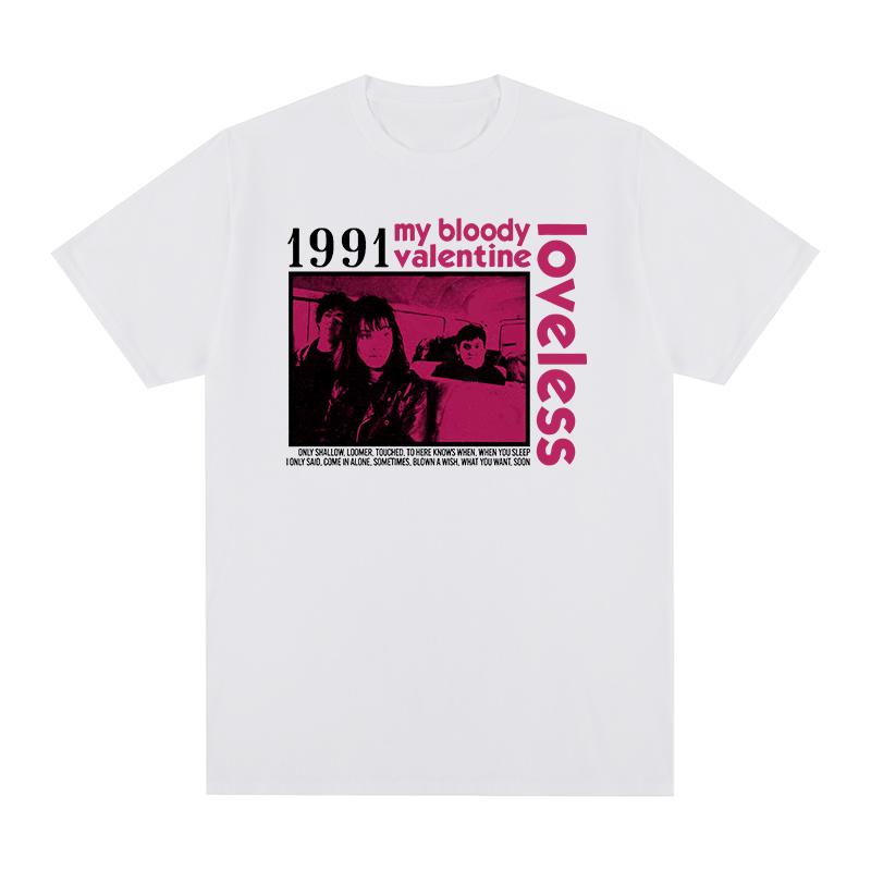 my bloody valentine loveless Original Artwork 1991 T-shirt Slowdive Men T shirt New TEE TSHIRT Womens Tops Unisex S