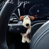 Schattige Pluche Puppy Auto Knipperlicht Schakelaar Decor Stuurkolom Ruitenwisser Hendel Interieur Ornament
