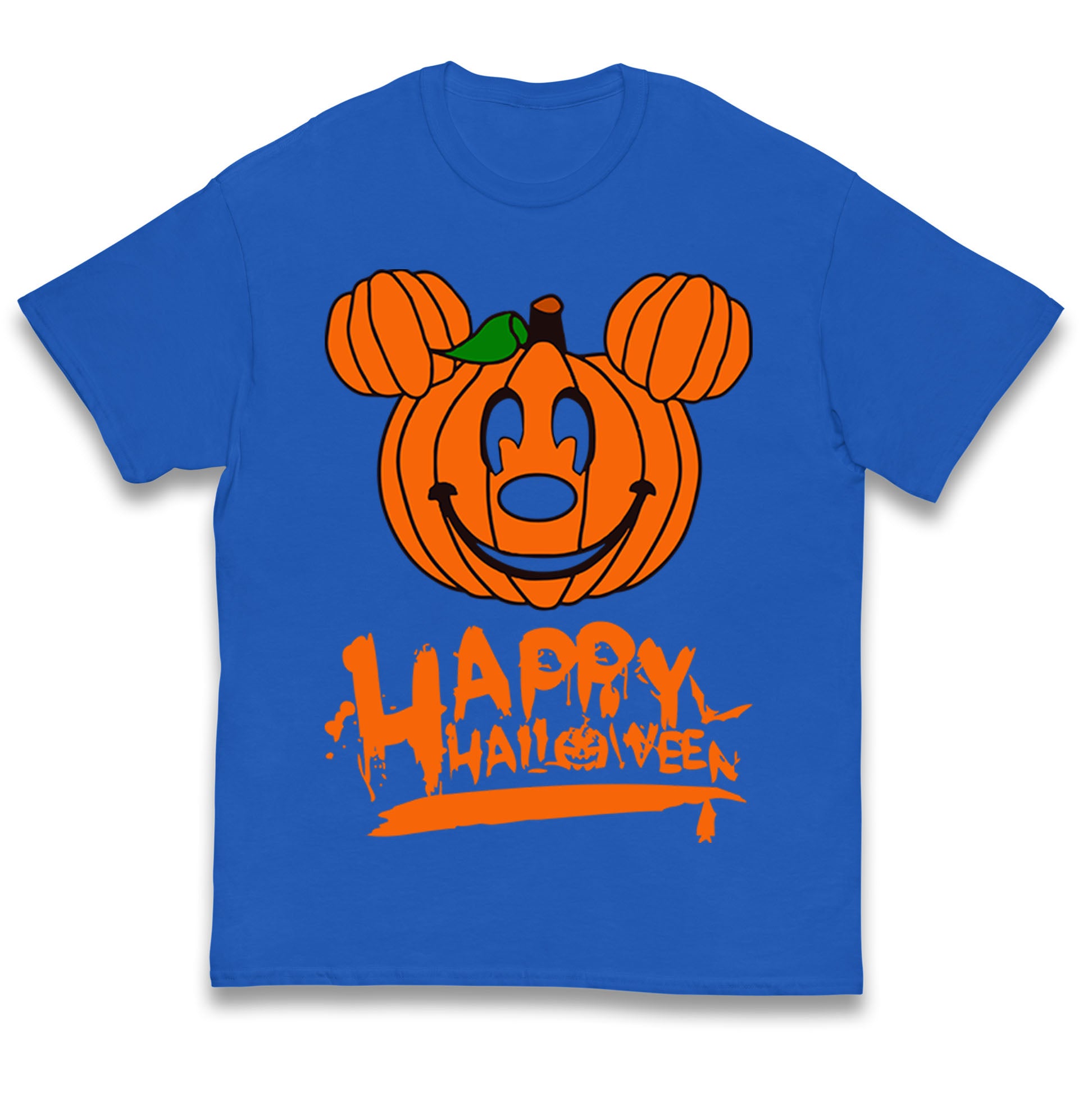 Mickey Mouse Pumpkin Happy Halloween Kids T Shirt 110