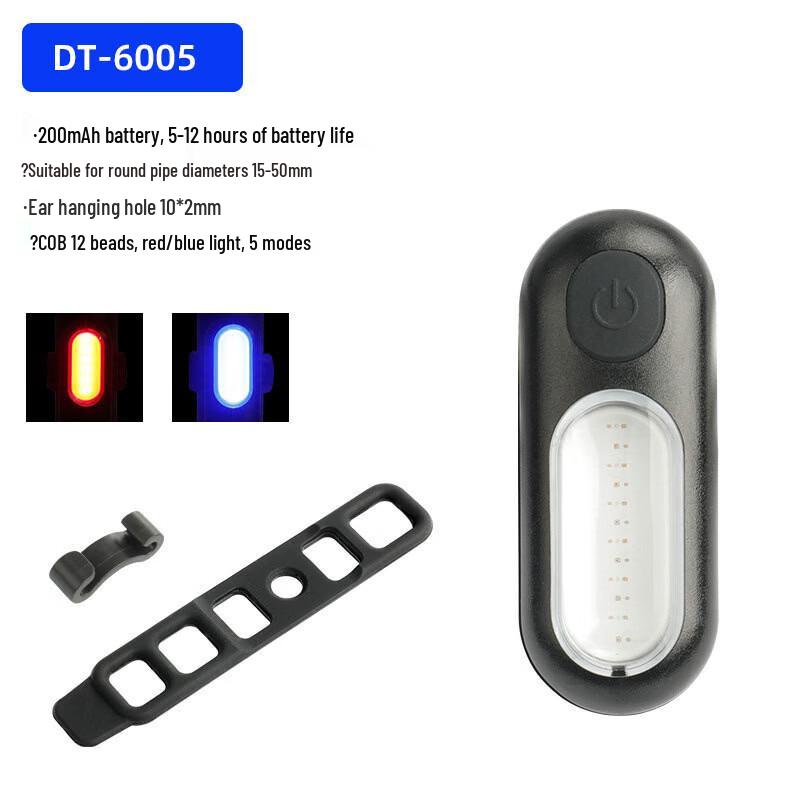 Li Shi USB Rechargeable Dual Color Bike Taillight