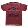 School is Important But Hockey is Importanter Tshirt Funny Sports Tee Tops Round Neck ShortSleeve Tshirt Casual Basic Tshirts
