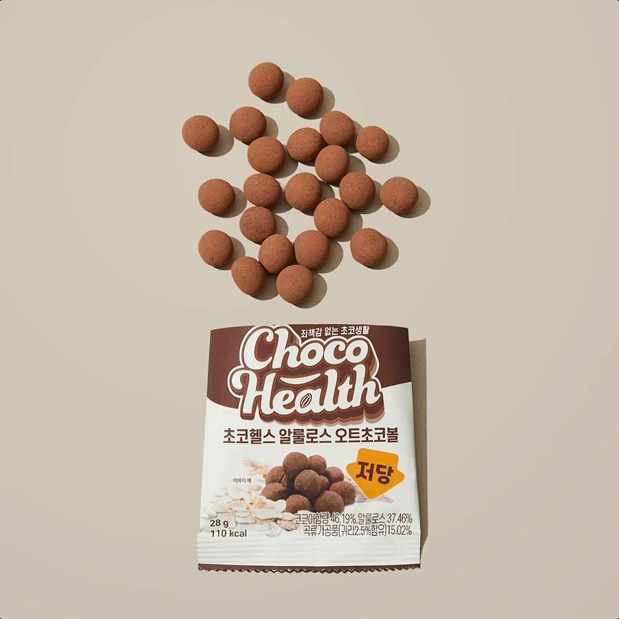 ChocoHealth Low Sugar Allulose Oat Choco Ball 28g Oat Choco