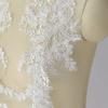 White Embroidery Sequined Lace, Wedding Dress Lace Accessories, Decorative Stickers, Clothing Patches, Cloth Stickers