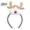 Glowing Holiday Accessories for Parties Light Up Christmas Headbands, Shiny Glitter Santa Hat Tree Reindeer Antler Hairbands, Decorative Hair