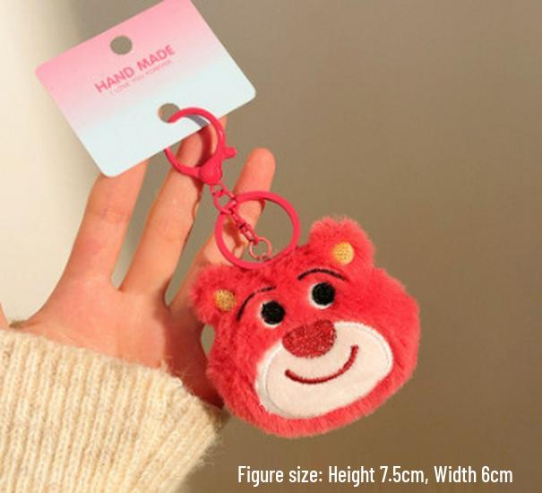 Cartoon Plush Keychains & Girls' Bag Accessories - Small, Versatile Gifts