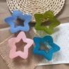 Korean Style Colorful Star Hair Clip – Jelly Shark Hair Pin Accessory