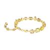 Swarovski Gema Crystal Detail Imitation Crystal Bracelet Unisex Bracelet Yellow 5718072