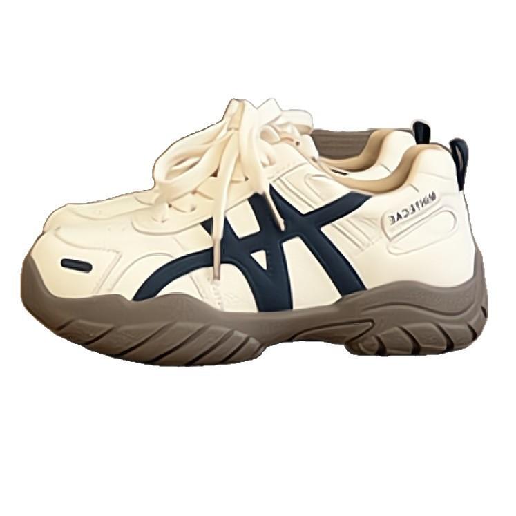 Spot version~ thick-soled German training shoes women's autumn soft-soled women's shoes genuine leather Forrest Gump dad shoes versatile casual sport