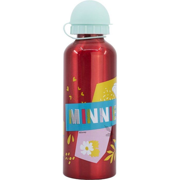 Láhev - Tataway - Minnie Mouse - Hliník - 530 ml - Nálevka a Bezpečnostní uzávěr