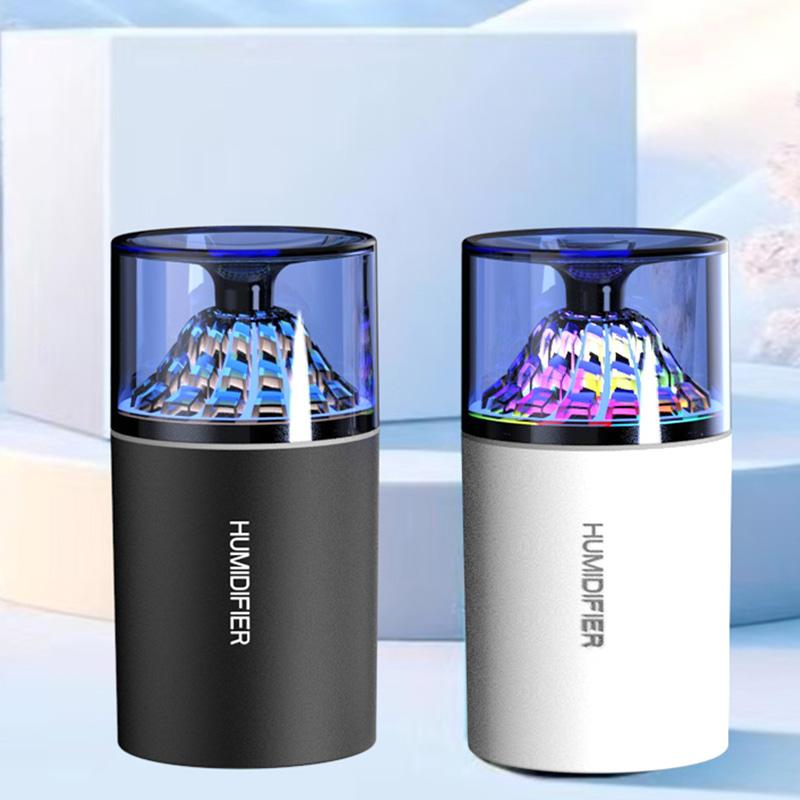 Cloud humidifier colorful atmosphere light mini portable car cut fragrance cup seat design delicate spray home humidification