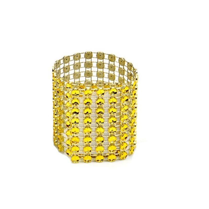 1PC European Hollow Mesh Drill Napkin Buckle Plastic Napkin Ring Wedding Festival Hotel Dining Supplies