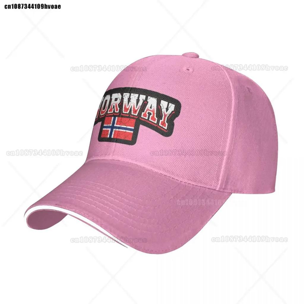 Cappellino da Baseball Multicolore con Stampa Gradiente Bandiera NORVEGIA Per Donna Sportivo Coquette Cappelli Parasole da Spiaggia Cappellino Sportivo con Visiera
