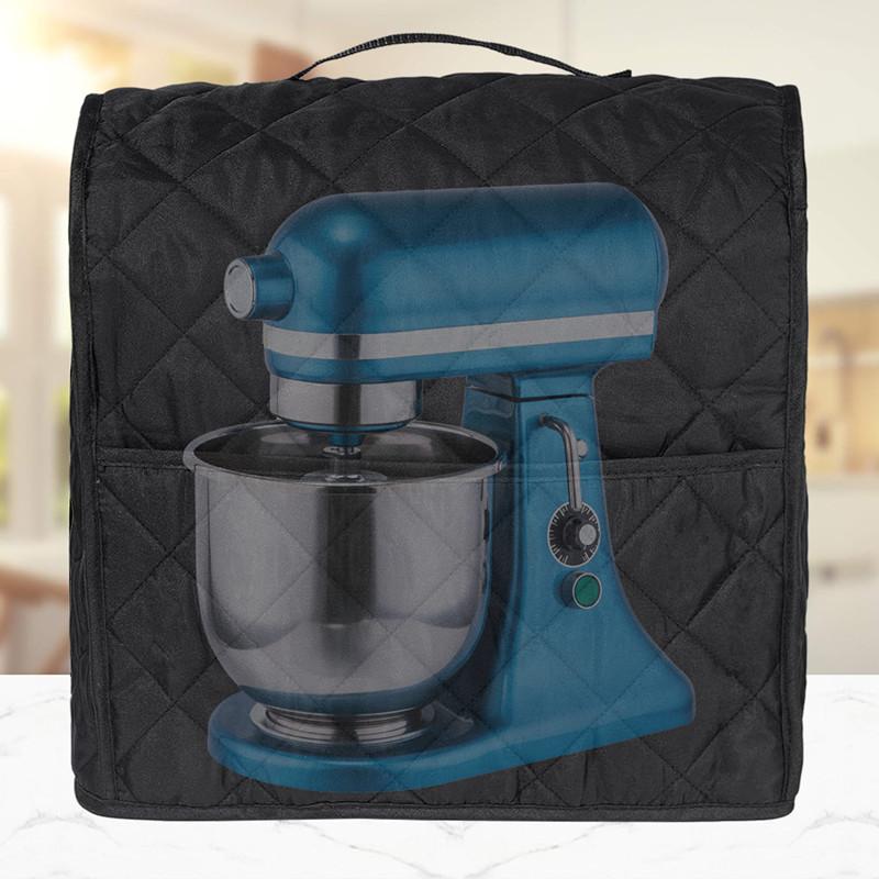 Standing Blender Dust Cover Multi-Color Quilted Diamond Pattern With Side Pocket Polyester Taffeta Appliance Protector Anti Dust