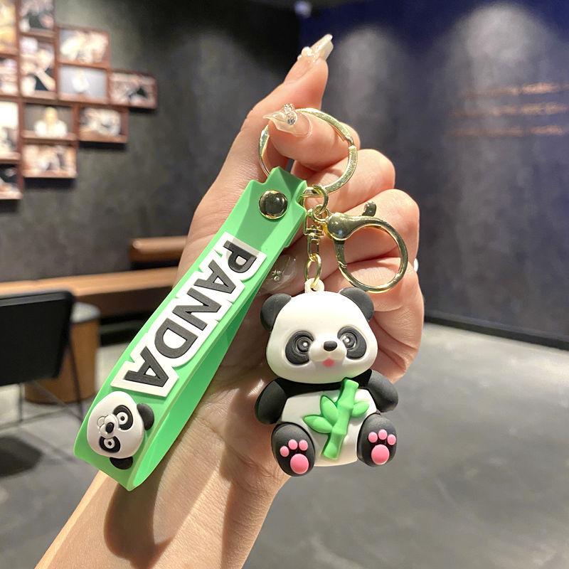 Cartoon Panda Keychain Pendant Panda Key Ring Key Chain Small Gifts Car Bag Pendant