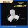 Three-Dimensional Plastic Right Angle Joint Connector for Tent and Studio Accessories
