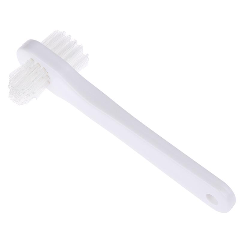 T-Shape Denture Dedicated Brush Toothbrush Dual Head False Teeth Brushes Cleaner