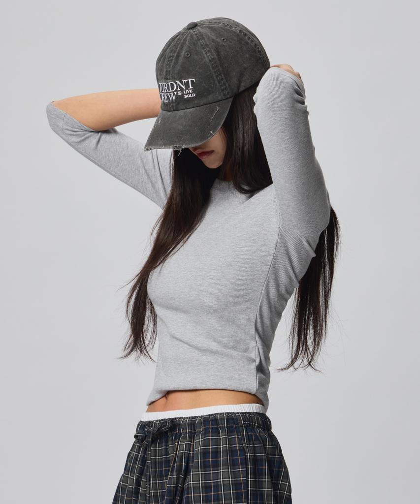 Beodeonteu Logo Washed Ball Cap [Charcoal]