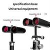 Lightweight Portable Aluminum Binocular Tripod Adapter Featuring Arca Interfaces for Binocular Stability Rapid Setups