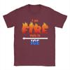 Funny Ice and Fire Costume Halloween () Cotton T Shirt For Unisex Summer  Streetwear T Shirts O Neck Harajuku Tee Shirt