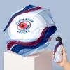 Blackburn Rovers Football Pattern Printed Mini 5 Folds 8 Ribs Compact Umbrella Windproof Waterproof Lightweight Portable Folding