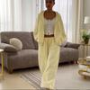Spring 2025 European & American Women's Wide-Leg Zipper Pants Set - Trendy & Chic