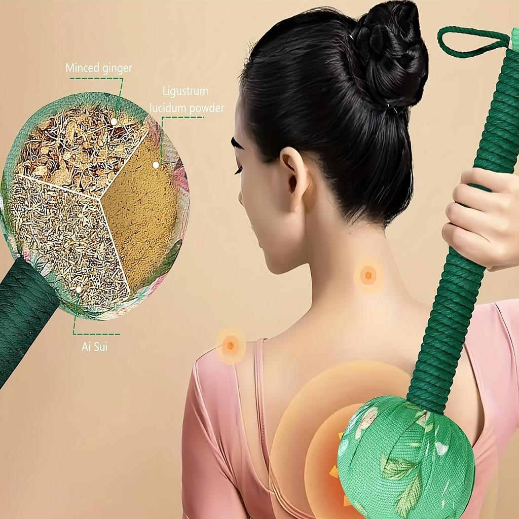 Hammer Manual Body Massage Hammer Long Size Massage Hammer Back Knock Long Handheld Massage Hammer Whole Body Massage Hammer