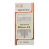 16-Piece Gold Tail Embroidery Needles Set: Large Eye Needles for Cross Stitch & DIY Sewing Projects