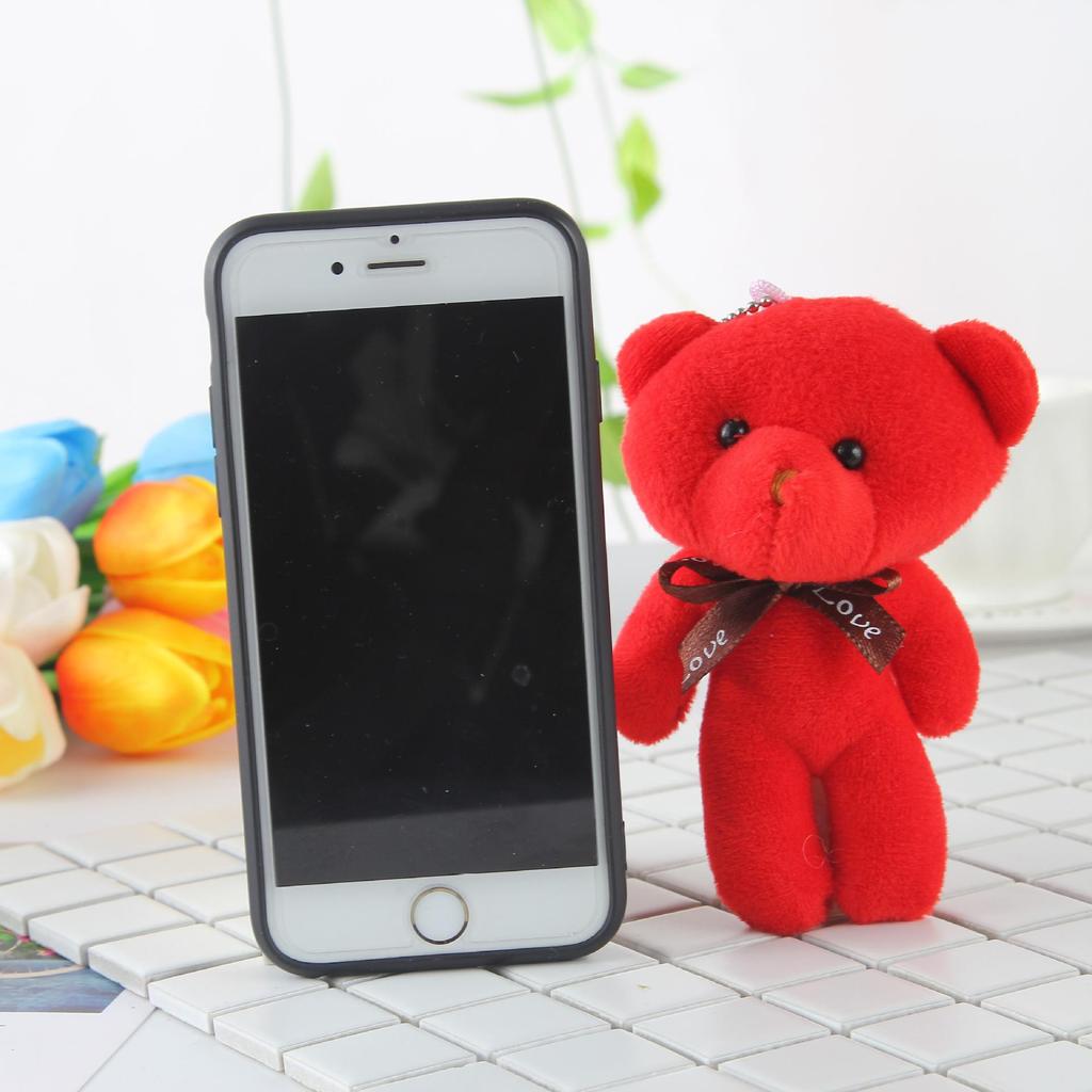 Teddy Bear Plush Doll Keychain - Creative Small Gift for Children