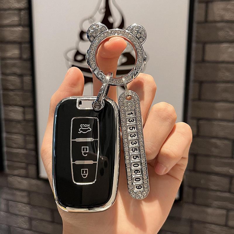 Anwendbar auf Kia Key Case Smart RunK2Fortek3Lion RunK5Pegask4Cachet/Sonata Autoschlüsselhülle