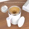380ml Elektrischer Rührbecher Digitalanzeige Kaffee/Proteinshakes/Milch/Instantgetränke One-Touch Smart für Büro Zuhause