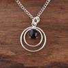 Black Tourmaline Pendant Gemstone Jewelry, 925 Sterling Silver Pendant, Handmade Everyday Pendant Jewelry Gift For Her