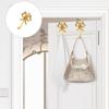 Heavy Duty Stainless Steel Bowknot Shaped Hook for Secure Hanging of Coats Hats Keys Decorative Hanger