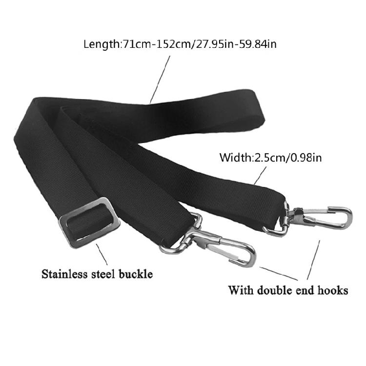 Bimini Top Hardware Marine Awning Webbing Straps with Stainless Steel Snap Loop