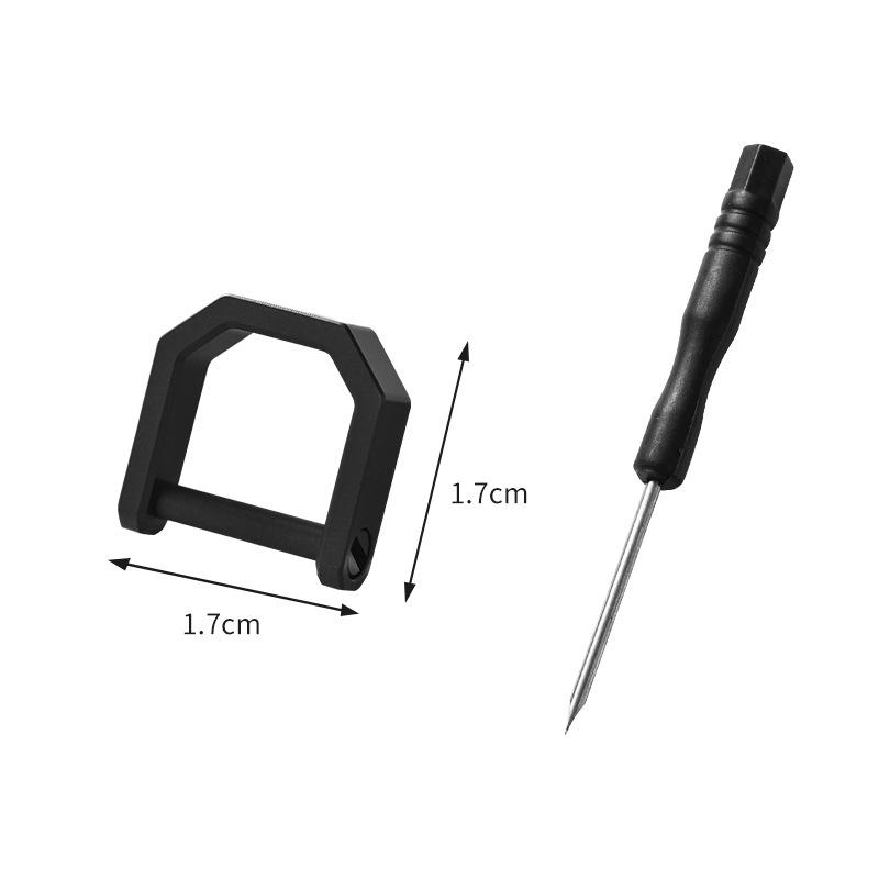 Aliaj de Titan Inel D Cataramă Potcoavă Breloc Universal