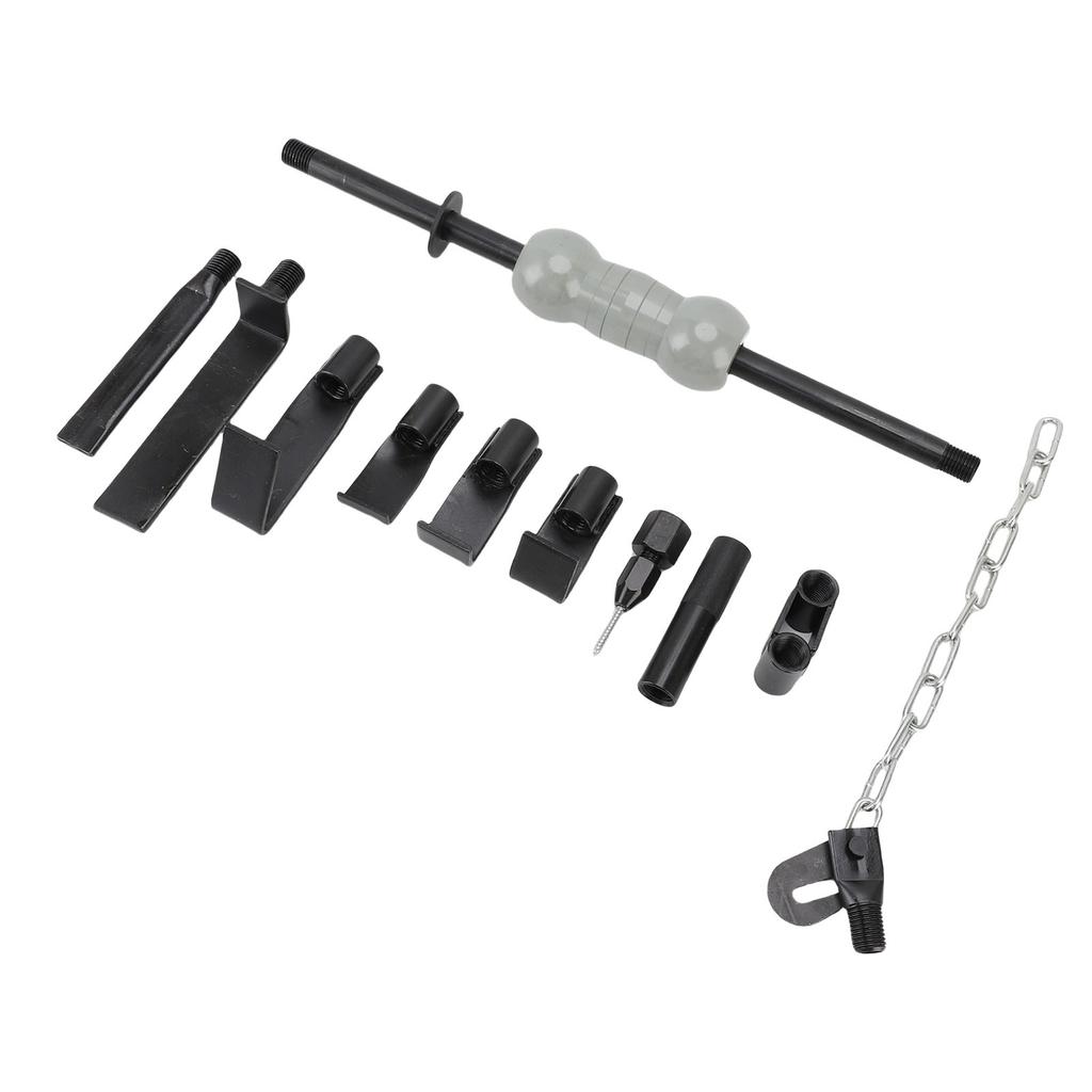 13PCS Slide Hammer Dent Puller Set Universal Heavy Duty Auto Body Truck Repair Tool Kit with