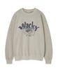 Wacky Willy Kiki Leo Typographic Sweatshirt Ecru