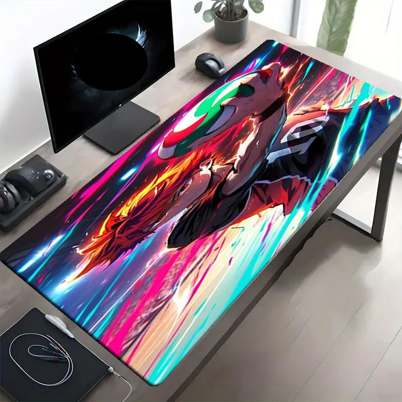 Haikyu Print Mouse Pad, Anti‑Slip Desktop keyboard Mat, for PC Laptop Gaming Working Daily Use, Cool Festival Surprise Gift
