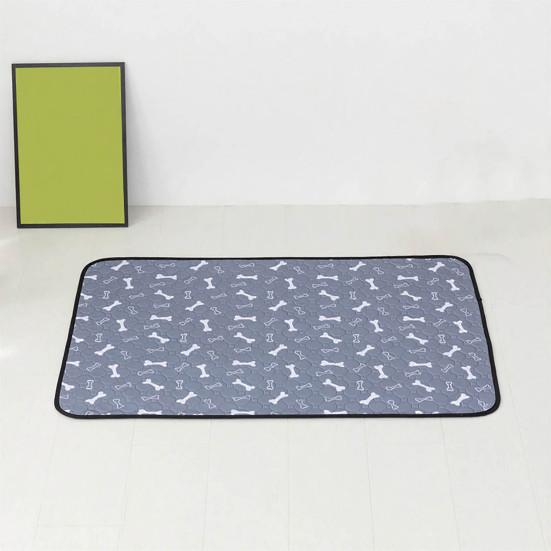 Waschbare Haustier-Pinkelunterlage für Hunde Wiederverwendbare Rutschfeste Welpen-Stubenreinheitsunterlage Superabsorbierende Auslaufsichere Haustierunterlage für Boden Welpenlaufstall Box Wurfkiste